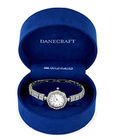 Danecraft Women's Fine Silver-Plated Analog Watch