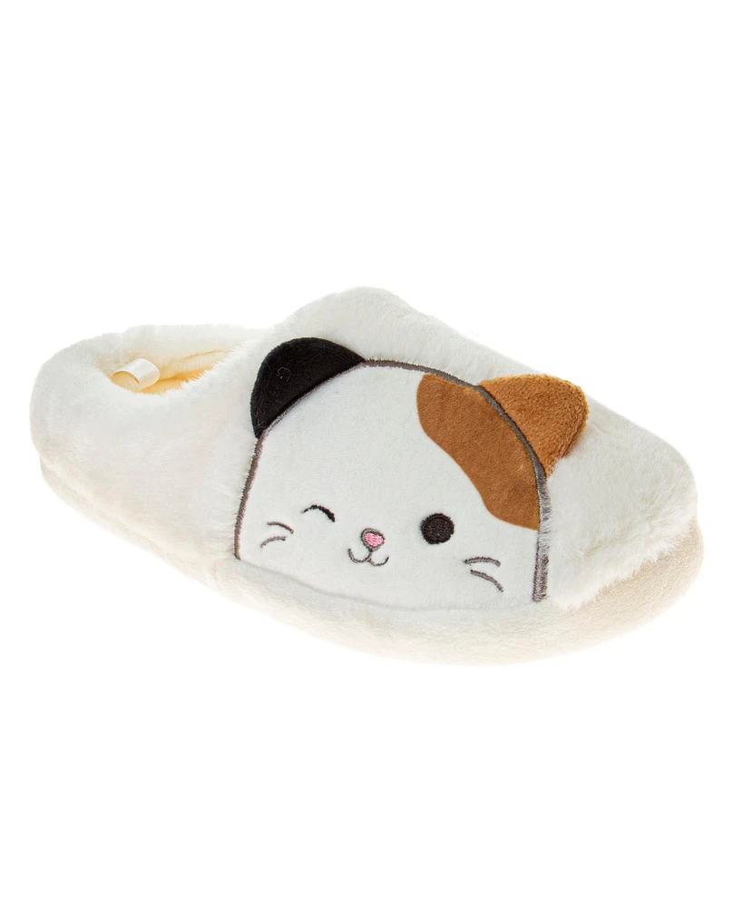 Squishmallows Little and Big Girls Cameron the Cat House Slippers