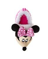 Disney Toddler and Little Girls Minnie Mouse Dual Sizes Slippers