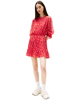 Tommy Jeans Women's Floral Chiffon Mini Dress