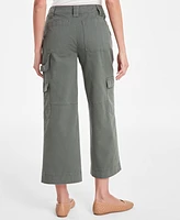 On 34th Women's Cropped Mid Rise Wide Leg Cargo Pants, Exclusively at Macy's