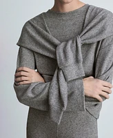 Mango Women's Decorative Sleeve Sweatshirt
