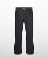 Mango Women's Crop Flared Jeans