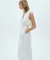 Mango Women's A-Line Shirt Dress