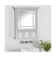 Slickblue Bathroom Medicine Cabinet with Mirror and Ample Storage Space