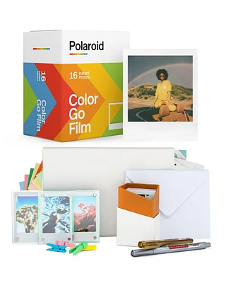 Polaroid Go Color Film 2 Pack with Focus Camera Instax Film Kit Bundle