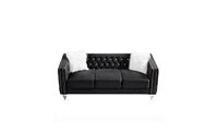 Slickblue Comfortable Three-Seater Sofa for Living Room Seating and Relaxation