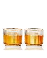 Viski Meridian Lowball Tumblers, Set of 2