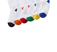 Polo Ralph Lauren Little & Big Boys Performance Logo Cushioned Crew Socks, 6-Pack