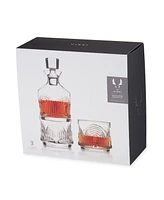 Viski Deco Beau Stacking Decanter, Set of 3