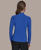 Donna Karan New York Women's Cutout Long-Sleeve Sweater