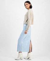 Calvin Klein Jeans Womens Scuba Zip Jacket Baby T Shirt Denim Maxi Skirt