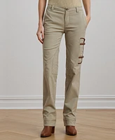 Lauren Ralph Women's Cotton-Blend Twill Jodhpur Pants