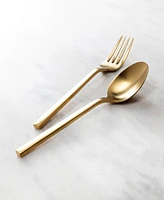 Fortessa Arezzo Brushed Gold 2pc Serving Set