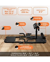 LifePro GluteBlast Hip Thrust Machine – Premium Home Gym Glute & Squat Bench with Resistance Bands