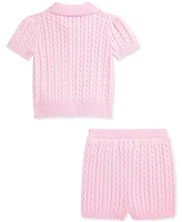 Polo Ralph Lauren Baby Mini-Cable Shirt & Short Set