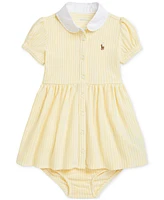 Polo Ralph Lauren Baby Striped Mesh Shirtdress