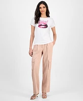 Guess Women's Spicy Lips Graphic T-Shirt