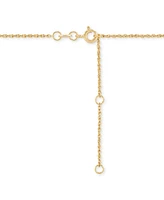 Ruby Heart Pendant Necklace (12-1/10 ct. t.w.) in 24k Gold-Plated Sterling Silver, 16" + 2" extender