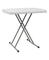 Slickblue Liftable Garden Plastic Table for Versatile and Durable Outdoor Use