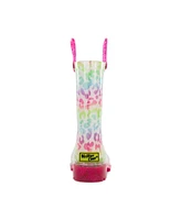 Western Chief Little Girls Leopard Lighted Rain Boot