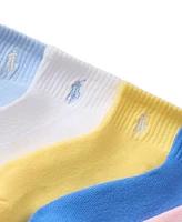 Polo Ralph Lauren Toddler Girls Sport Quarter Socks, 6-Pack