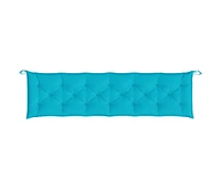 Garden Bench Cushion Turquoise 78.7"x19.7"x2.8" Fabric