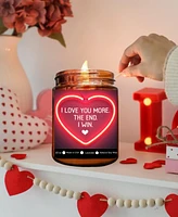 Lovery "I Love You More" Lavender Scented Soy Wax Candle, 10 oz.