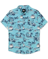 Quiksilver Big Boys Apero Classic Short-Sleeve Cotton Shirt
