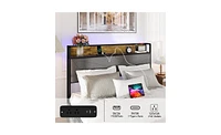 Slickblue Bed Frame with 4 Storage Drawers and 2 Usb Ports for Convenient Storage and Charging