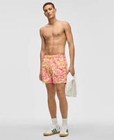 Mode of One Men's Tiger Skin Regular-Fit Printed Swim Trunks, Exclusively at Macy's