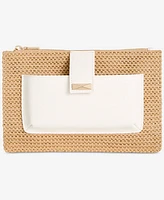 I.n.c. International Concepts Franee Straw Pouch, Exclusively At Macy's