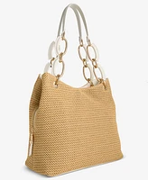 I.n.c. International Concepts Trippii Medium Straw Tote, Exclusively at Macy's