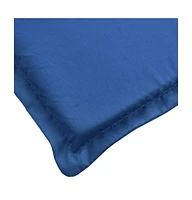 vidaXL Sun Lounger Cushion Royal Blue 78.7"x27.6"x1.2" Fabric