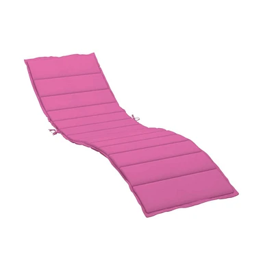 Sun Lounger Cushion Pink Oxford Fabric