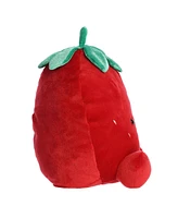 Aurora Medium Party Sized Juicy Strawberry Palm Pals Adorable Plush Toy Red 11.5"