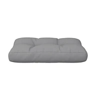 vidaXL Pallet Cushion Gray 23.6"x15.7"x4.7" Fabric