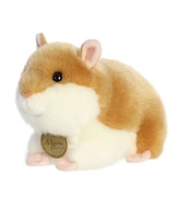 Aurora Small Hamster Miyoni Realistic Plush Toy Brown 7"