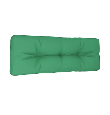 vidaXL Pallet Cushion Green 47.2"x15.7"x4.7" Fabric