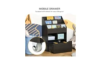 Slickblue Kids Shelf Book/Storage Cabinet – Space-Saving Organizer for Toys, Books, and Essentials