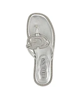 Guess Women's Saima G Cutout Rhinestone Flat Sandals