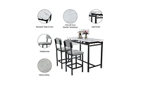 Kitchen Table Set with Dining Table and Chairs for 2 for Cozy Dining Space