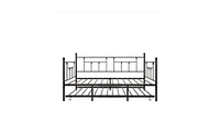 Slickblue Daybed Frame Platform with Trundle for Stylish Seating and Extra Sleeping Space