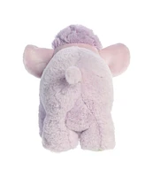 ebba Medium Whitley Woolly Mammoth Softiesaurus Adorable Baby Plush Toy Purple 10"