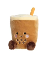 Aurora Small Party Sized Milky Tea Boba Palm Pals Adorable Plush Toy Brown 7.5"