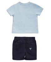 Guess Baby Boy 2-Piece Short Sleeve T-Shirt and Active