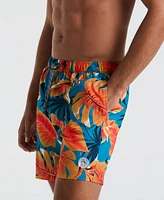 Original Penguin Men's Tropical Leaf Swim Shorts