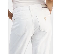 Guess Women's Celia Boyfriend High-Rise Cuffed-Hem Jeans