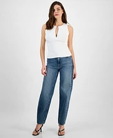 Guess Women's Aubrey Keyhole Sleeveless Top