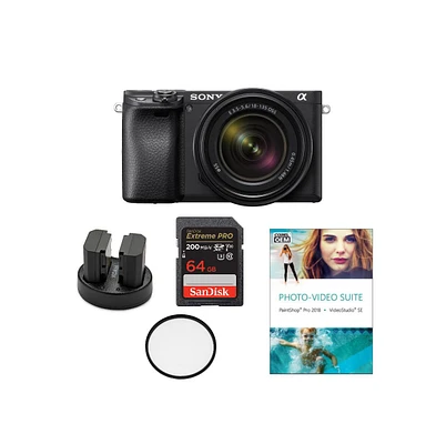 Sony Alpha a6400 Essentials Bundle